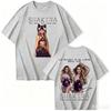 1pc S-Shakira Las Mujeres Ya No Lloran World Tour Print Cotton T shirt Unisex Men Women Kids Streetwear Casual Short Sleeve Tops