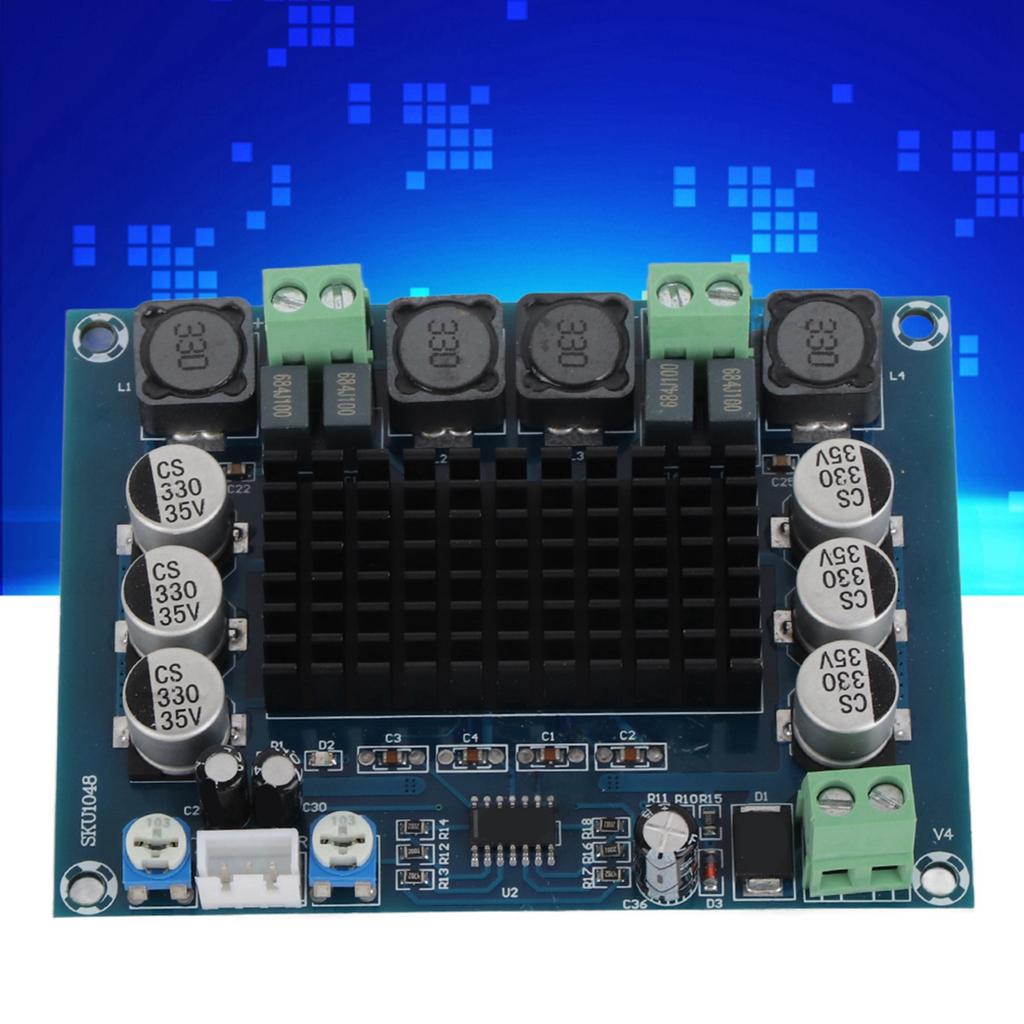 Leistungsverstärkerplatine Digital 2 Kanal Elektronisches Modul TPA3116D2 DC12x26V 120W XH?M543