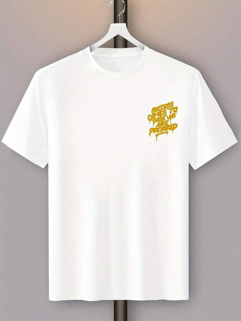 Unisex'S Fashion Slogan Graphic Print T-Shirt