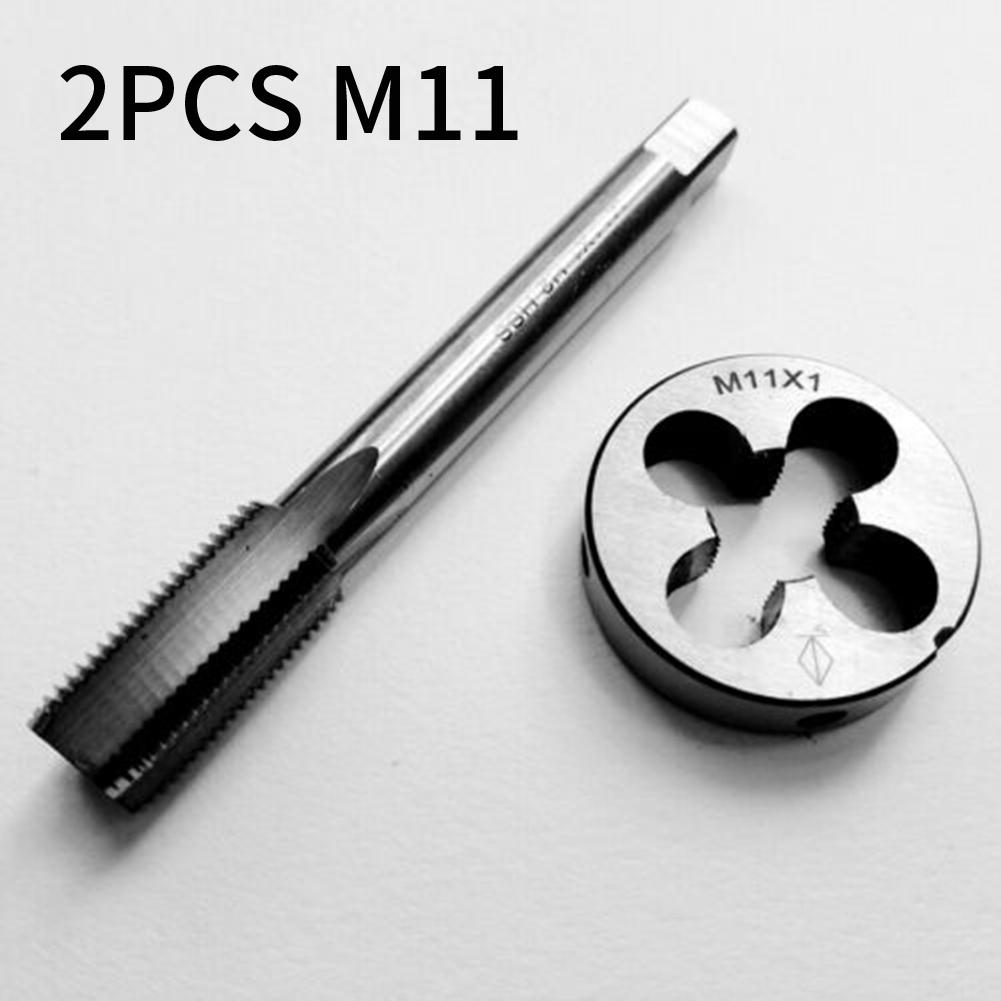Kit Tap Die Tool Kits M11 x 1mm Tap M934 Metric Silver Thread High speed steel & M11 x 1.0mm Die New Practical