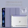 Protective Cover with Pen Slot for iPad 10.2" & 10.9", Airbag Anti-Fall, Pro 11" Transparent Case
