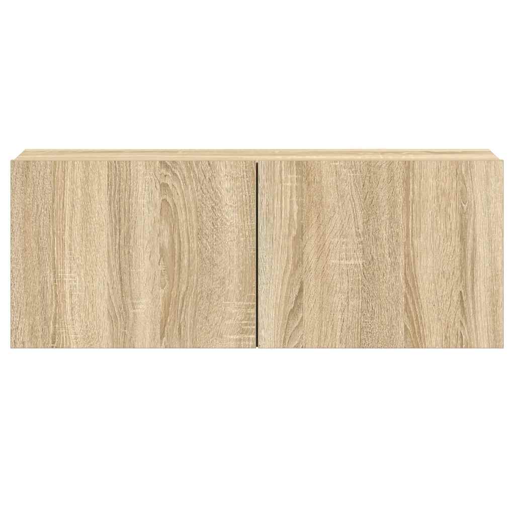 Vidaxl 3-Cz. TV Cabinet Set, Sonoma Oak, Wood-Based Material
