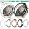 Bling PC Hollow Half Case for Huawei Watch 5 46mm 42mm Diamond Crystal Protective for Huawei Watch5 42MM 46MM Protector Band