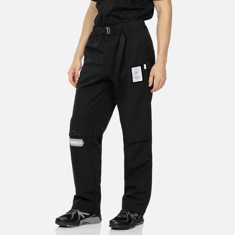 Evisu Kuro Ss24 Water Feel Full Map Pattern Regular Fit Spliced Casual Long Pants Men bottoms 2ESGNM4PP5253XXSN