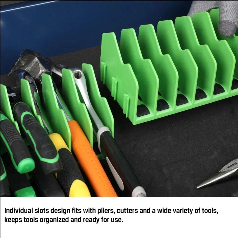 3" H Drawers Pliers Storage Rack Non-Slip Rubber Base Tool Storage Box  Workshop Containers