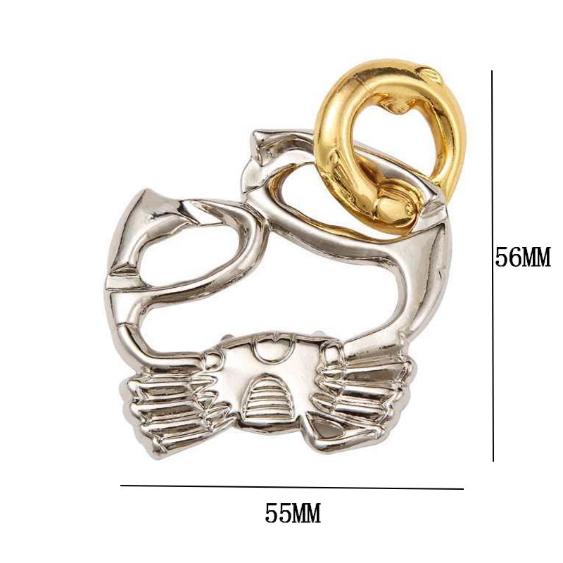 Океанический краб сплав литой металл головоломка распутывание головоломка IQ логика тренировка интеллектуальные игрушки новинка подарки дети подростки