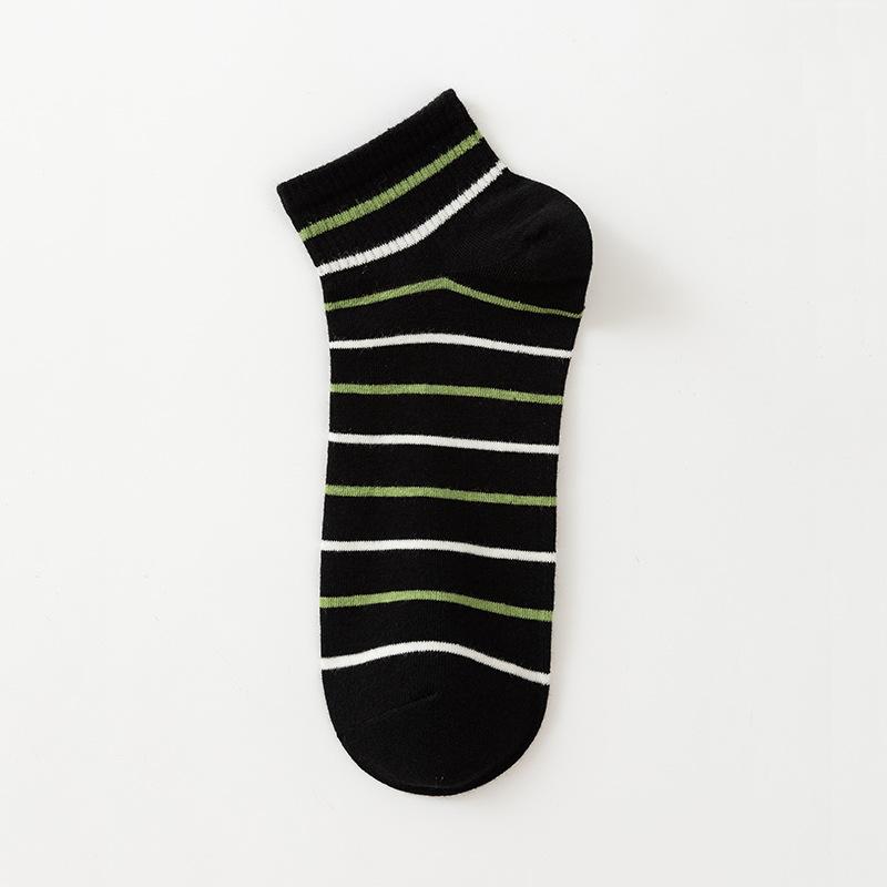 

Мужские летние тонкие спортивные полосатые баскетбольные носки-следки 1 pair