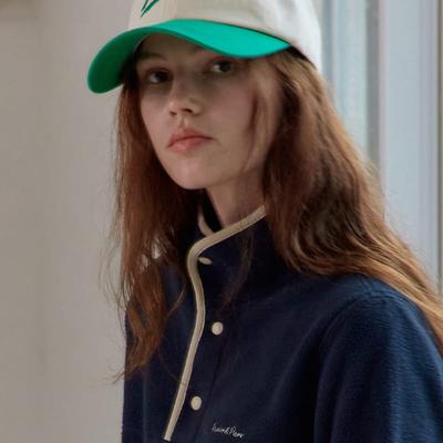Studio & Parc Parc Color Block Ball Cap_Green