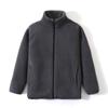 Autumn Winter Warm Fleece Spring Jacket Outerwear Pink Blue Kids Solid Boy Girls Soft Polar Fleece Thick Zipper Coats