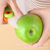 Compact Ceramic Folding Fruit Knife & Peeler - Ideal for Students and Small Tasks