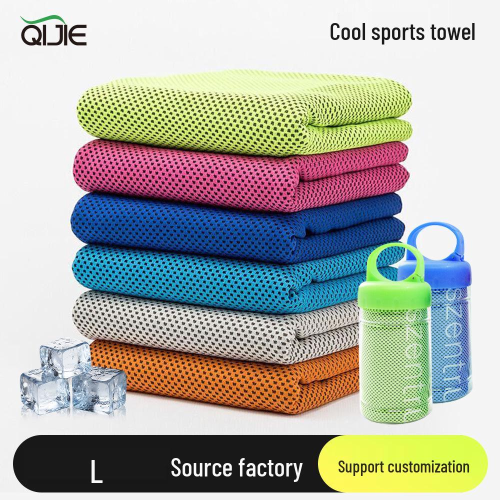 

Quick-Dry Cooling Sports Towel: Sweat-Absorbent Ice Towel for Men & Women 30*100cm (OPP Bag) світло-зелений колір