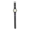 Follow Fragola Clear Case Nylon Band Watch N01525S-1 Black