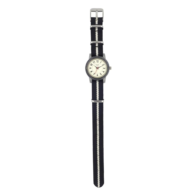 Follow Fragola Clear Case Nylon Band Watch N01525S-1 Black