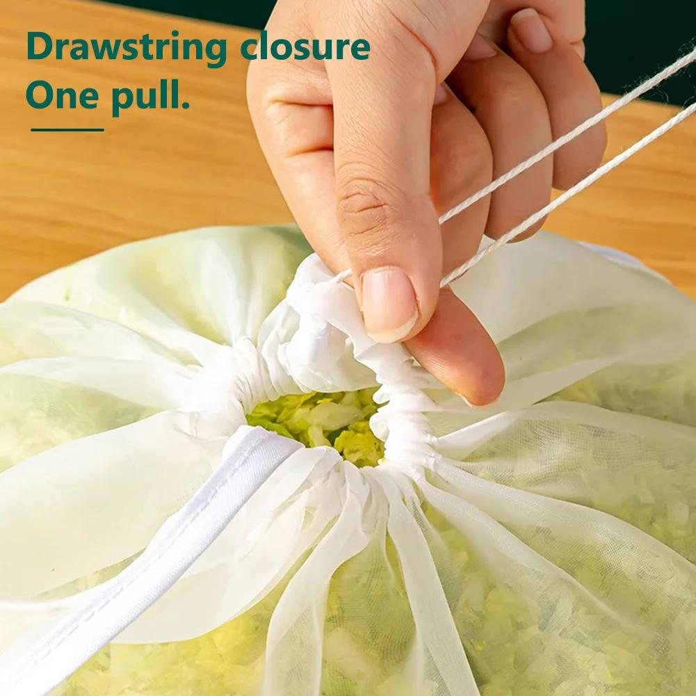 1pc-Nut Milk Bag Reusable Almond Milk Bag Strainer Fine Mesh Nylon Cheesecloth Cold Brew Coffee Filter Beer Homebrew Mesh