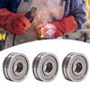 Ensemble de 3 rouleaux d'alimentation de fil de soudage pour machines de soudage MIG K Moletés 0 8 à 1 0 Rouleaux en acier trempé pour une alimentation de fil fluide