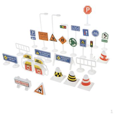 Çocuk Eğitici Oyuncaklar Plastik Yol Sokak Güvenlik Levhası
