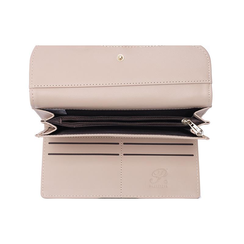 Female Long Wallet Female Personality Flower Pendant Foreskin Clip