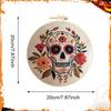 Gothic Embroidery Kit Halloween Skull Embroidery for Beginners Gothic Hoop Threads Scissors Set for Craft Enthusiasts Women