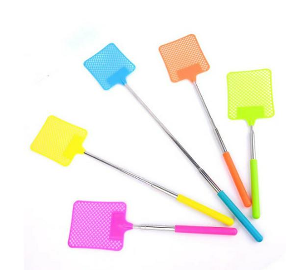 

Телескопическая мухобойка нового стиля: Прочная пластиковая ракетка с удлиненным железным стержнем, утолщенная для бытового использования и небьющаяся для борьбы с комарами. Telescopic Fly Swatter - Black - 1 piece