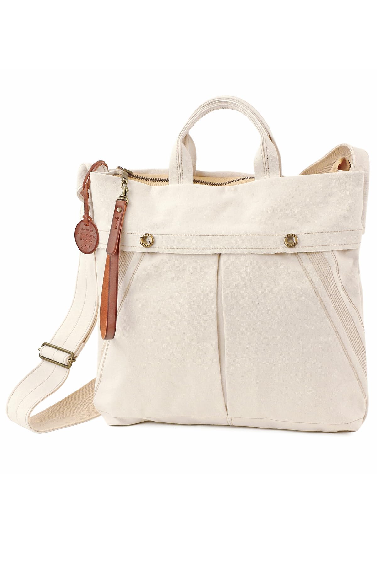 

Shoulder Bag 2WAY Off White [Genten] GE-49505-07