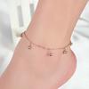Korean Version Ins Small Fresh and Fashionable Women's Silver-plated Exquisite Jewelry Accessories, Simple Bell Pendant Anklet
