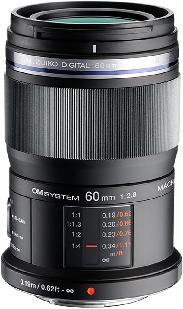 Objektiv OM System M.zuiko Digital Ed 60mm F2.8 Macro Černý