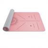 TPE Double-sided Non-Slip Thickened Wide Yoga Mat Shock Absorption 68mm Thickness 183/185cm Length for Rope Skipping Dance