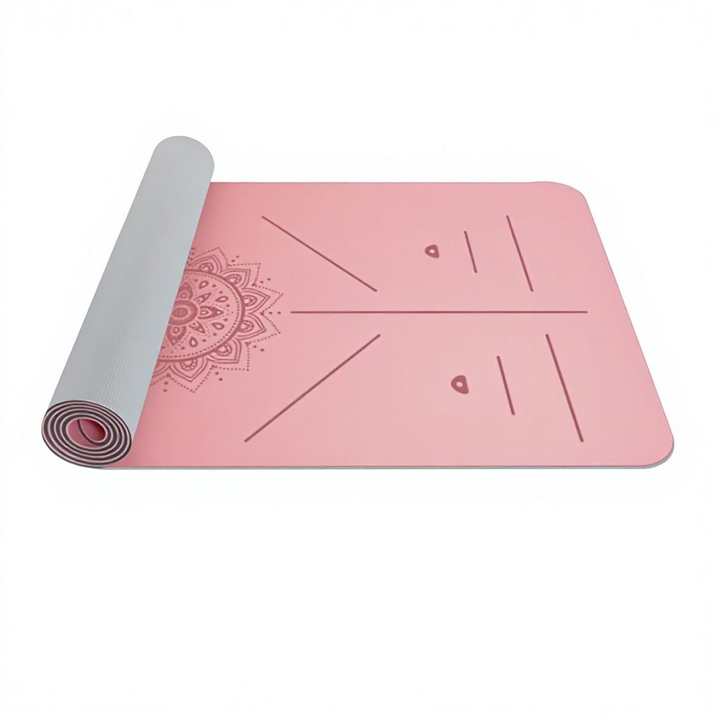 TPE Double-sided Non-Slip Thickened Wide Yoga Mat Shock Absorption 68mm Thickness 183/185cm Length for Rope Skipping Dance