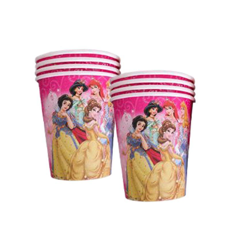 Princess Snow White Bella Jasmine Party Supplies Girl Birthday Banner Tableware