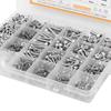 1220pcs Metric Screw Nut Washer Assortment Durable Fastener Assortment Kit  Furniture Assembly
