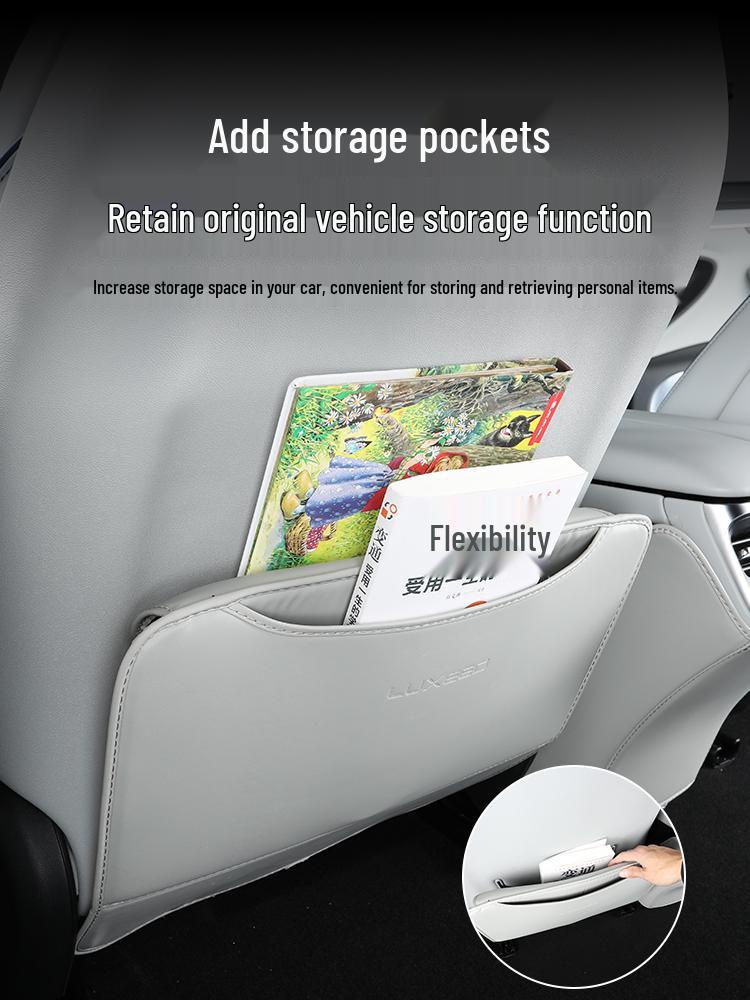 Zhiji S7 Rear Seat Anti-Kick Mat - Anti-Dirt Protection Pad for Car Interiors