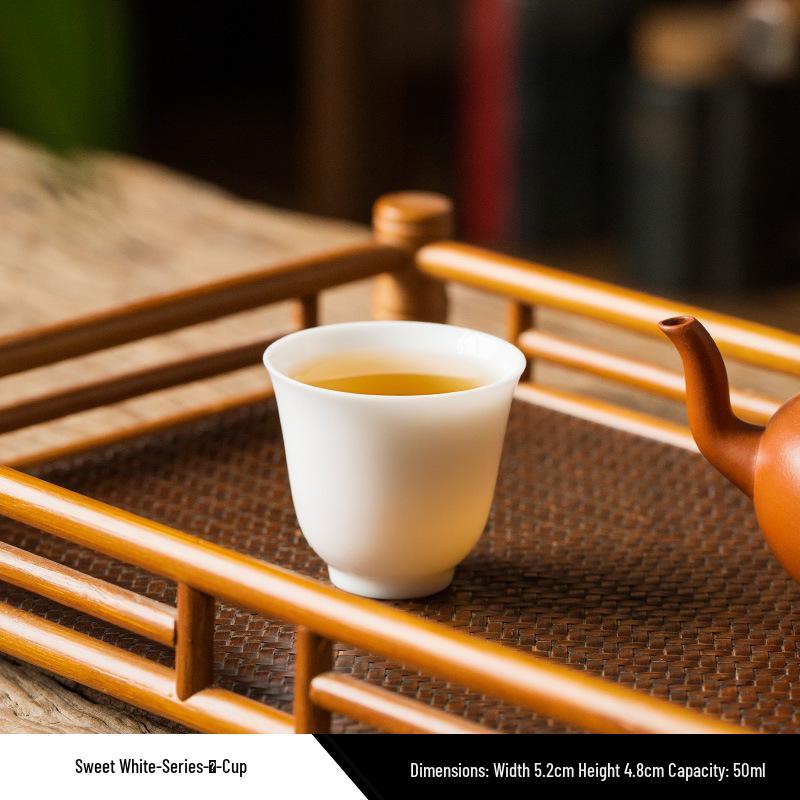 

Gold Thread Porcelain Gongfu Tea Cup - Traditional White Ceramic for Home Use Other