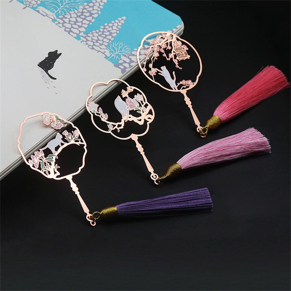Bookmark Metal Book Clip Hollow Metal Bookmark Brass Brass Bookmark For New Year Gift School