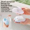 Long Handle Body Cleansing Brush Silicone Material Back Scrubber New Bath Brush  For Bathroom