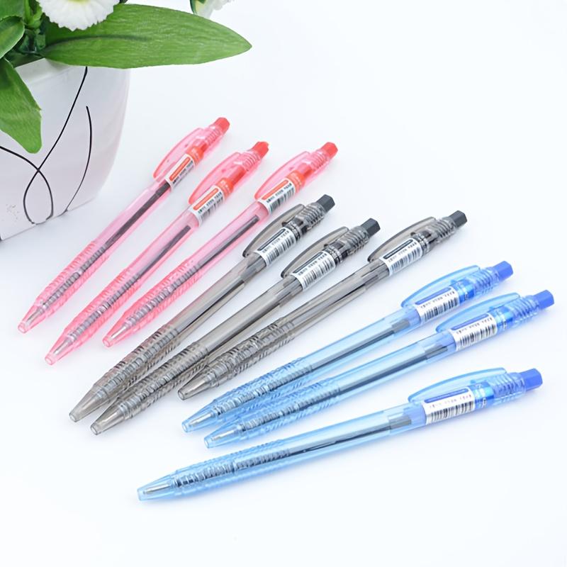 10/5pcs Push Ballpoint Pen 0.7mm Office Writing Ballpoint Pen, Smooth Writing, for office and student writing, Retractable point