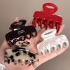 Red Acetate Hair Crabs 5.5cm Long Hair Clips for Girls And Women Korean Tie Up Hair Accessories