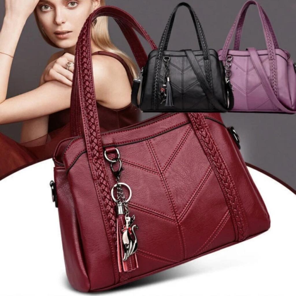 Women Handbag Adjustable Ladies Purse Crossbody Bag Unique Soft Leather Bag For Travel Everyday Use Shopping
