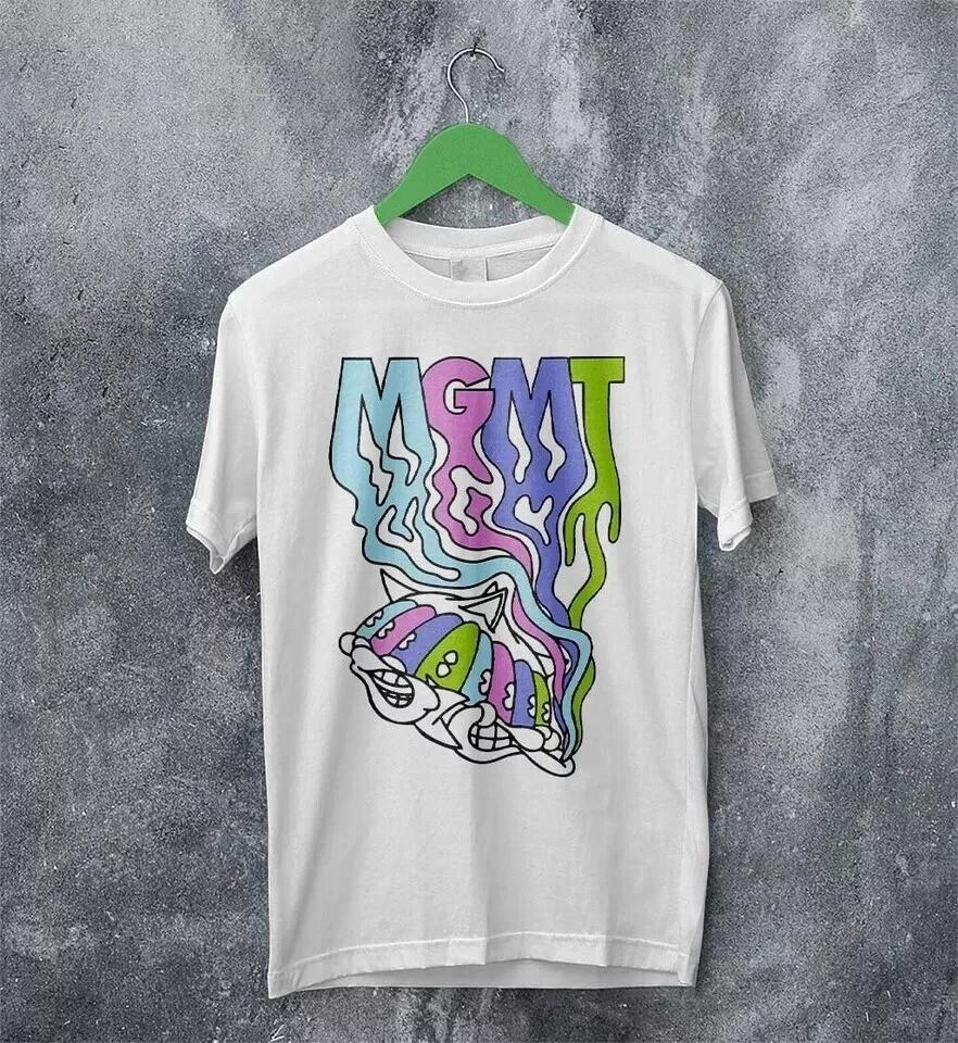 Rare MGMT Tour Band Gift For Fan S to 5XL T-shirt White Color Unisex T-Shirt S