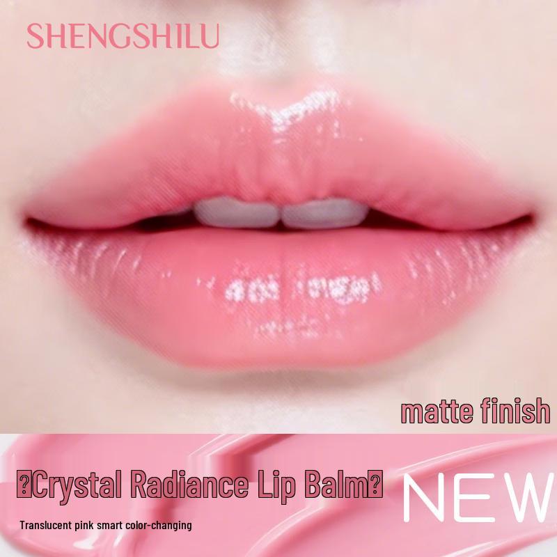 Shengshilu Crystal Luster Měnící barvu balzám na rty
