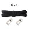 Hebilla Cruzada Cordones Elásticos Zapatillas Cordones sin Nudos Grosor 8MM Planos Cordones sin Atar Niños Adulto Running Cordón de Goma