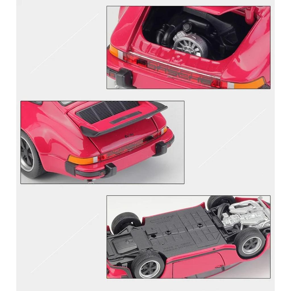 WELLY 1/24 1971 Porsche 911 Turbo 3.0 Alloy Sports Car Model Diecasts Metal Classic Vehicles Car Model High Simulation Kids Gift