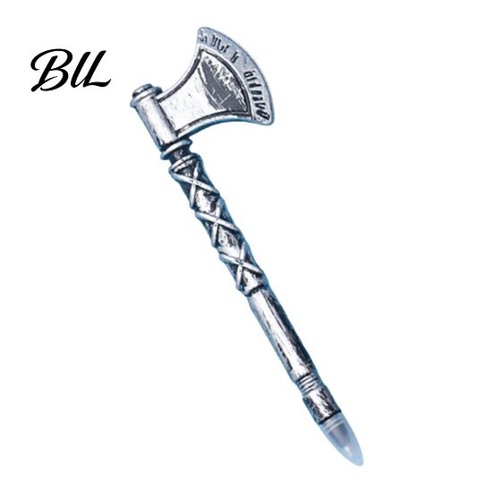 Writing Pen Ballpoint with Push-Button Core Extraction 0.5mm Black Ink Shovel Shape Smooth Non-Smudge Shovels Student A