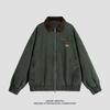 Comfortable Versatile Coat Minimalist Cotton Jacket Men 2026 Jacket Washed Do Old Loose Lapel Men's Spring and Autumn Breathable Work Casual Jacket