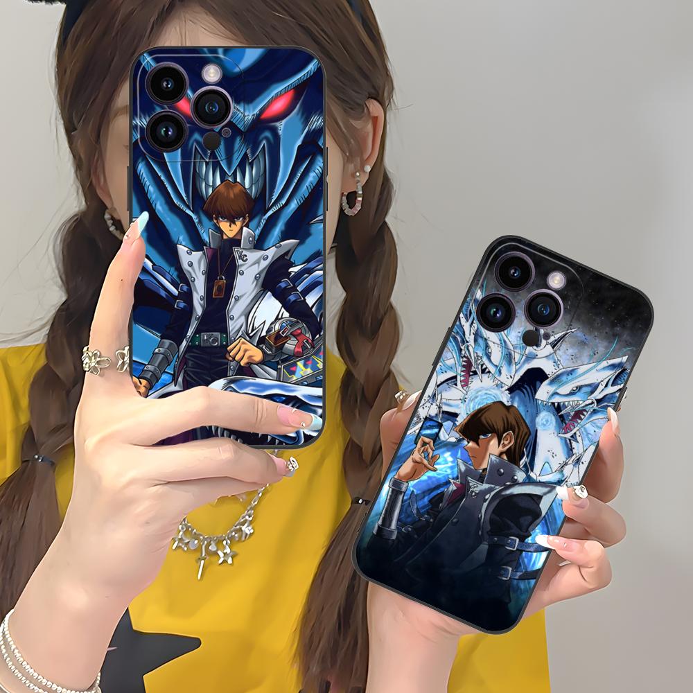 Yugioh Seto Kaiba Phone Case for iPhone 17 16 15 14 13 12 11 X XR XS 8 7 Air Pro Max Plus Mini Soft TPU Shockproof Cover