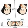 5Pcs Cute Cartoon Cat Claw Cloud Magnetic Bookmarks Creative Foldable Magnet Book Pages Holder Student Stationery Teacher Gifts