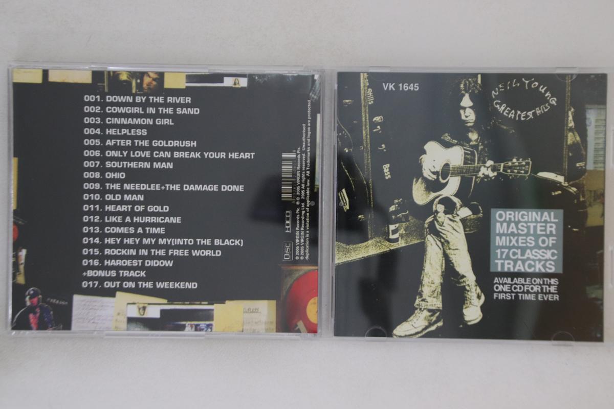 

CD NEIL YOUNG - Greatest HITS VK1645 VIRGIN Unknown Rock Used