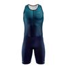 SCODY Herren Triathlonanzug Trisuit Race Skinsuit Radsport Speed Suit Ärmelloser Overall Italienische Schnelltrocknende Polsterung Laufsets
