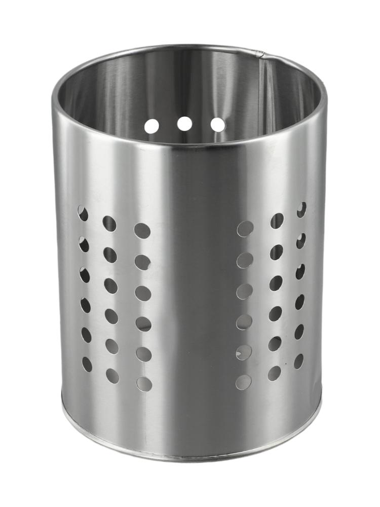 Sleek Design Stainless Steel Cutlery Holder with Efficient Drainage System