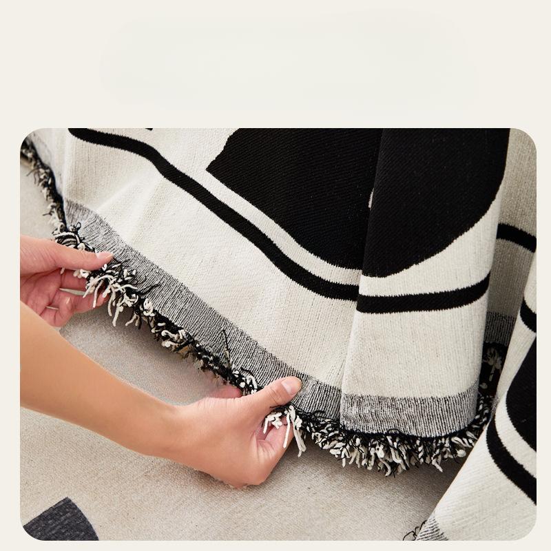 Chenille Sofa Towel Four Seasons Universal Living Room Sofa Cover Double-Sided Non-Slip Sofa Cover Towel