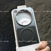 For OPPO Find X9 Ultra Case Magnetic Grid Texture Plain Leather Electroplated PC Frame Hard Phone Back Cover Dustproof Shell